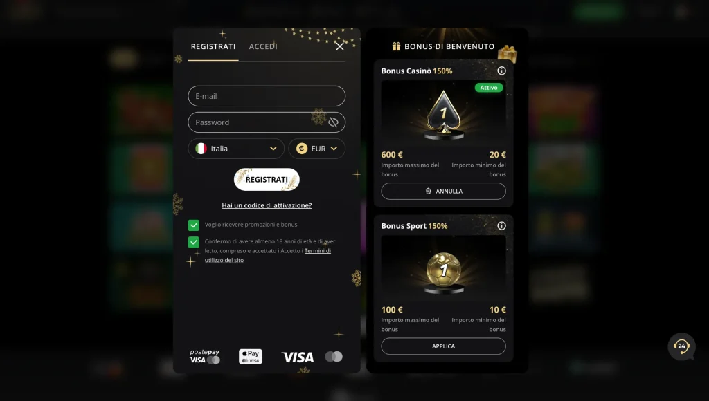 casino lex registrati