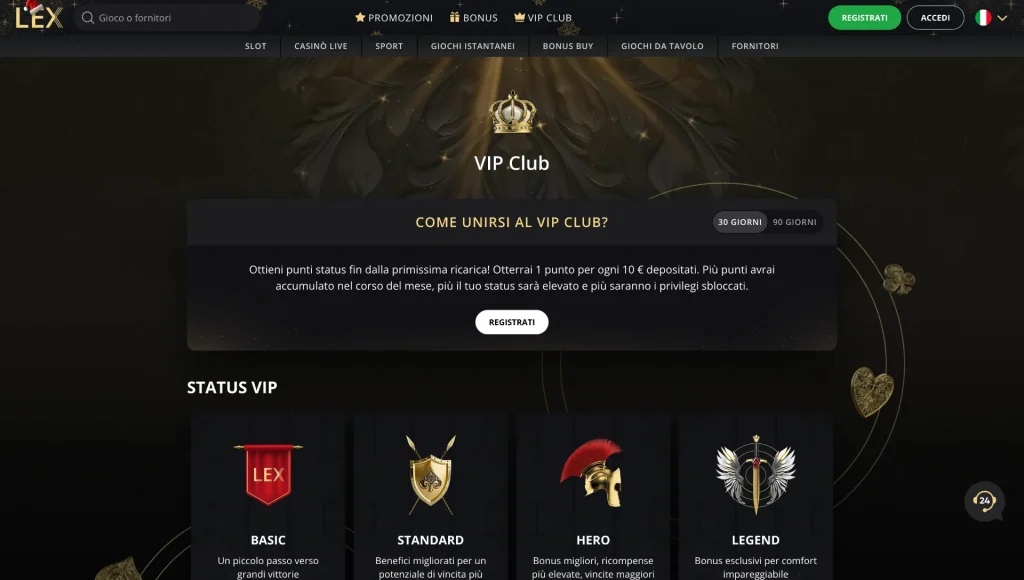 casino lex vip club